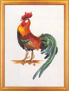 click here to view larger image of Proud Rooster (counted cross stitch kit)