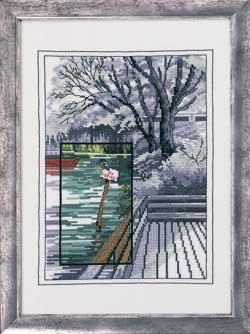 click here to view larger image of Bathing Jetty (counted cross stitch kit)