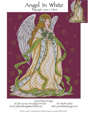 click here to view larger image of Angel in White (chart)
