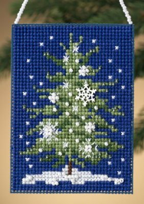 click here to view larger image of Snowflake Tree  (2010) (counted cross stitch kit)
