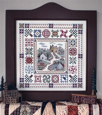 click here to view larger image of Quilt Sampler XVIII - Road to a Friend's House (chart)