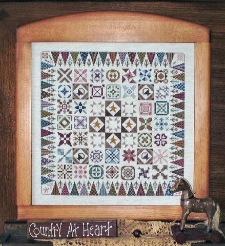click here to view larger image of Quilt Sampler XVII - Country Jane (chart)