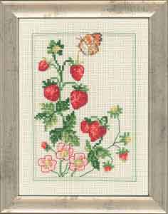 click here to view larger image of Strawberry (counted cross stitch kit)