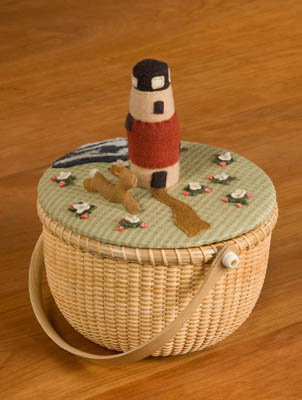 click here to view larger image of Nantucket Strawberries Basket Topper (chart)