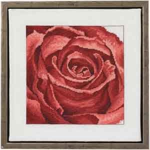 click here to view larger image of Red Rose (counted cross stitch kit)