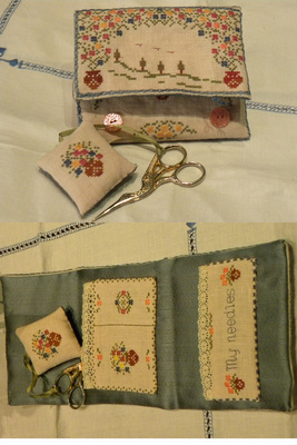 click here to view larger image of Spring in Tuscany Sewing Set (chart)