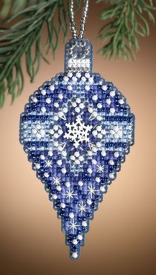 click here to view larger image of Sapphire Snow (2011)  (counted cross stitch kit)