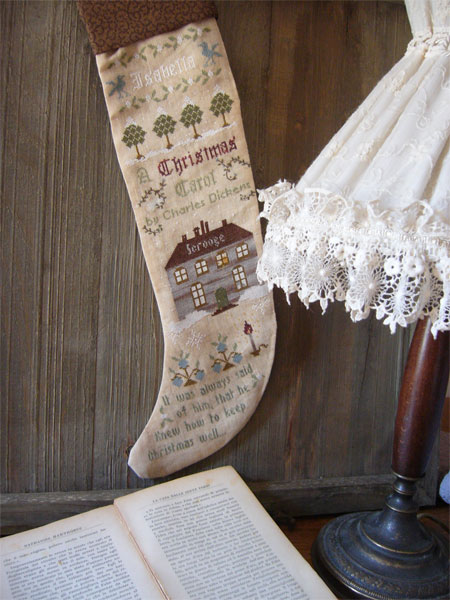 click here to view larger image of Christmas Carol Stocking (chart)
