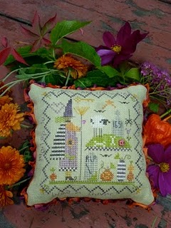click here to view larger image of Creepy Pin Cushion (counted cross stitch kit)