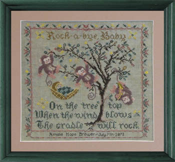click here to view larger image of Tree Top Birth Sampler (chart)