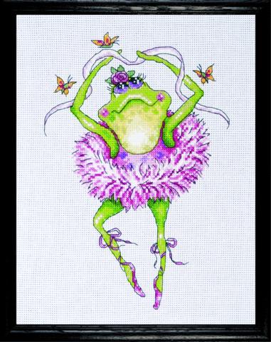 click here to view larger image of Frog Dancer (counted cross stitch kit)