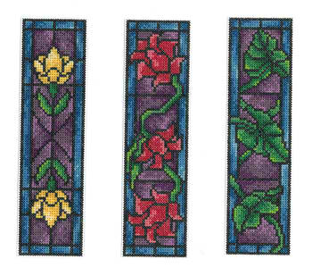 click here to view larger image of Stained Glass Bookmarks (chart)