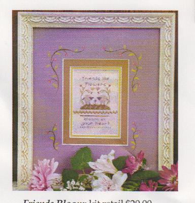 click here to view larger image of Friends Bloom (counted cross stitch kit)