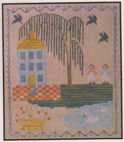 click here to view larger image of Blue House Sampler (chart)