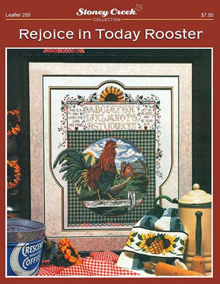 click here to view larger image of Rejoice in Today Rooster (chart)