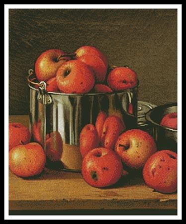 click here to view larger image of Apples in a Tin  (chart)