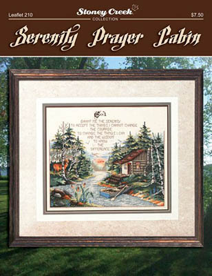 click here to view larger image of Serenity Prayer Cabin (chart)