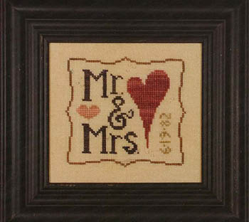 click here to view larger image of Wee One - Mr and Mrs (chart)