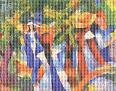 click here to view larger image of Girl Under The Trees (August Macke) (chart)