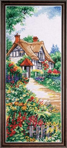 click here to view larger image of Thatched Cottage (counted cross stitch kit)