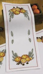 click here to view larger image of Scent of Oranges Tablerunner (counted cross stitch kit)
