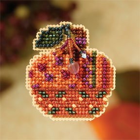 click here to view larger image of Jeweled Pumpkin (2007) (counted cross stitch kit)
