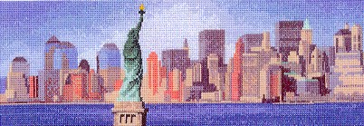 click here to view larger image of New York Skyline - Panoramas (counted cross stitch kit)