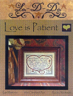click here to view larger image of Love is Patient (chart)