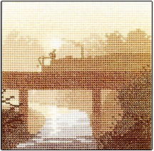click here to view larger image of Canal Crossing (counted cross stitch kit)