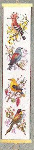 click here to view larger image of Birds Bellpull (counted cross stitch kit)