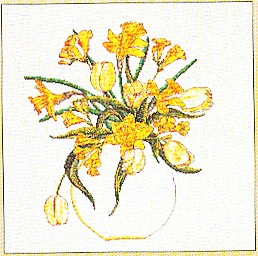 click here to view larger image of Daffodil Bouquet (counted cross stitch kit)