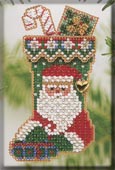 click here to view larger image of St. Nick Stocking (counted cross stitch kit)