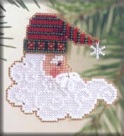 click here to view larger image of Twinkle Claus (counted cross stitch kit)
