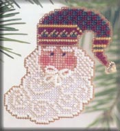 click here to view larger image of Charming Santa (counted cross stitch kit)