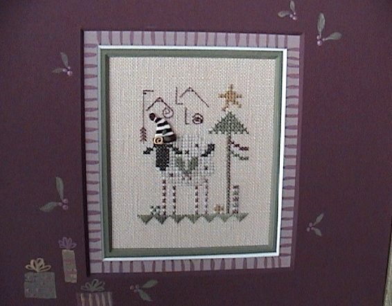 click here to view larger image of Fa La La Sheep Kit (counted cross stitch kit)