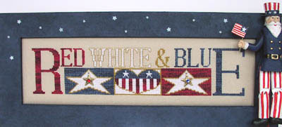 click here to view larger image of Red, White & Blue - Charmed Sampler (chart)