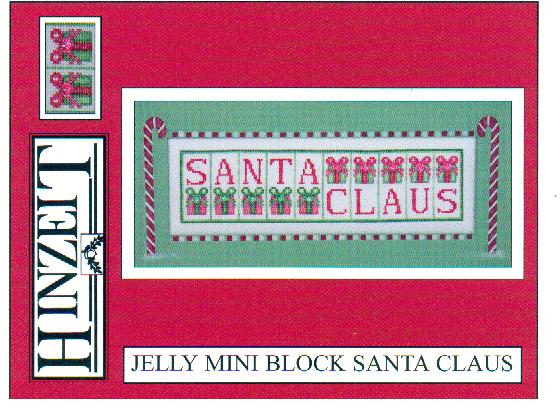 click here to view larger image of Santa Claus - Jelly Mini block (chart)