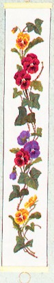 click here to view larger image of Floral Bellpull (counted cross stitch kit)
