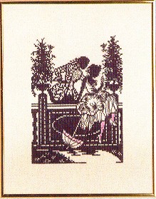 click here to view larger image of Silhouette Couple (counted cross stitch kit)