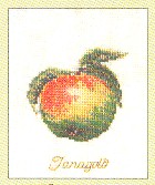 click here to view larger image of Apple (counted cross stitch kit)