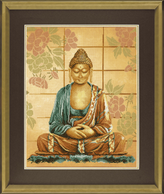 click here to view larger image of Buddha - 27ct (counted cross stitch kit)