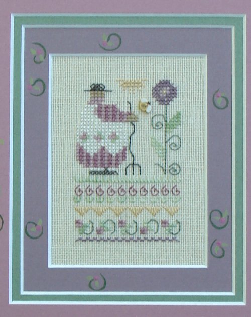 click here to view larger image of Tending the Blooms (counted cross stitch kit)