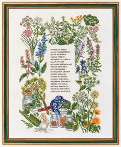click here to view larger image of Herbs (counted cross stitch kit)