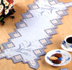 click here to view larger image of Hardanger Table Runner (Hardanger and Cut Work)