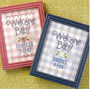 click here to view larger image of Welcome Baby - Snippet (chart)