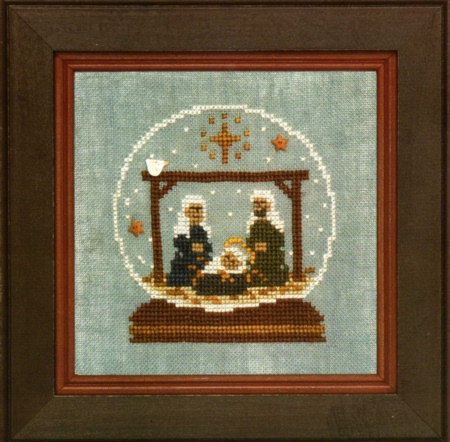 click here to view larger image of Nativity Globe (counted cross stitch kit)
