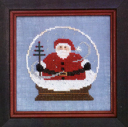 click here to view larger image of Santa Globe (counted cross stitch kit)