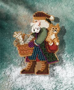click here to view larger image of Smoky Mountain Santa (2007) (counted cross stitch kit)