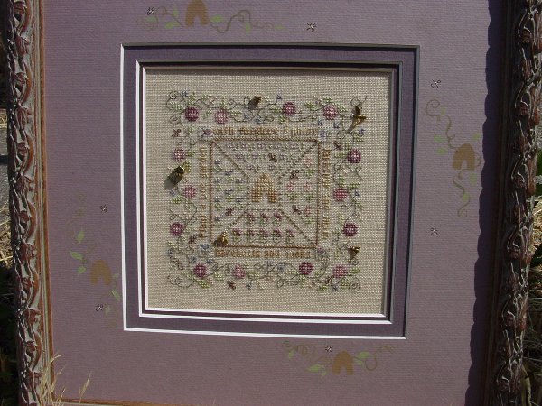 click here to view larger image of Bee Garden (counted cross stitch kit)