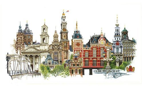 click here to view larger image of Amsterdam - Aida (counted cross stitch kit)